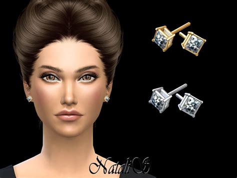 sims 4 cc diamond earrings